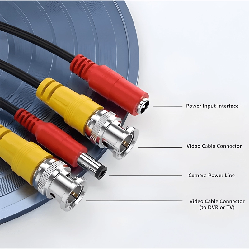 CABLE SIAME S CORTES 30M PARA CAMARAS DE SEGURIDAD CON - 2