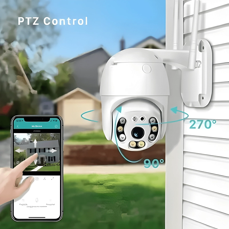 CAMARA SEGURIDAD IP WIFI EXTERIOR MODELO BLANCO - 3