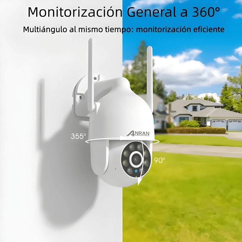 CAMARA DE SEGURIDAD WIFI 5G 5MP ANRAN N50W1584 BLANCO - 3
