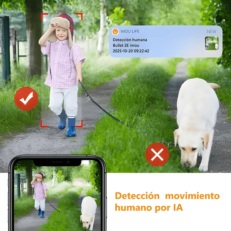 IMOU SEGURIDAD CAMARA BULLET 2E 5MP WIFI EXTERIOR FULL COLOR - 2