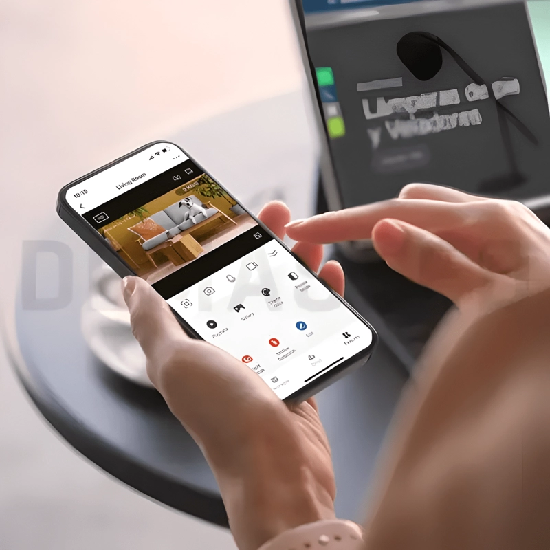 CAMARA DE SEGURIDAD HD 720P SMART WIFI INTERIOR CON AUDIO - 3