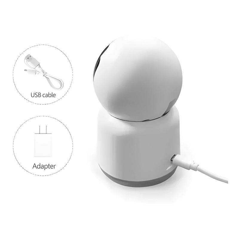 CAMARA VHOME WIFI PTZ IE2 INDOOR 2MP ALEXA GOOGLE VSHOP - 3