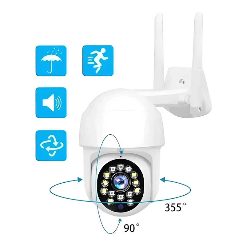 CAMARA IP WIFI EXTERIOR 1080P INALAMBRICA HD - 4