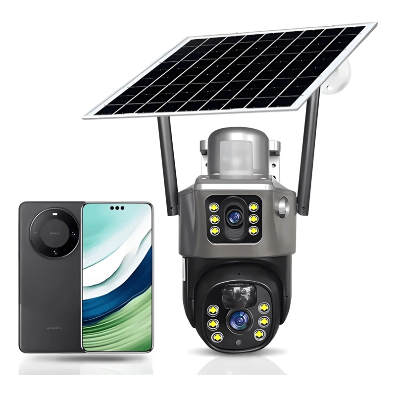 CAMARA IP SOLAR QP T22 WIFI HD 1080P EXTERIOR SEGURIDAD - 1