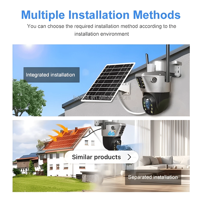 CAMARA IP SOLAR QP T22 WIFI HD 1080P EXTERIOR SEGURIDAD - 4