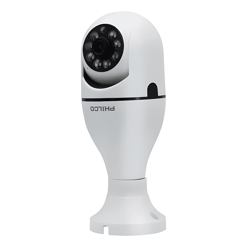 CAMARA SEGURIDAD CCTV WIFI TIPO AMPOLLETA 2MP W9120, BLANCO - 3