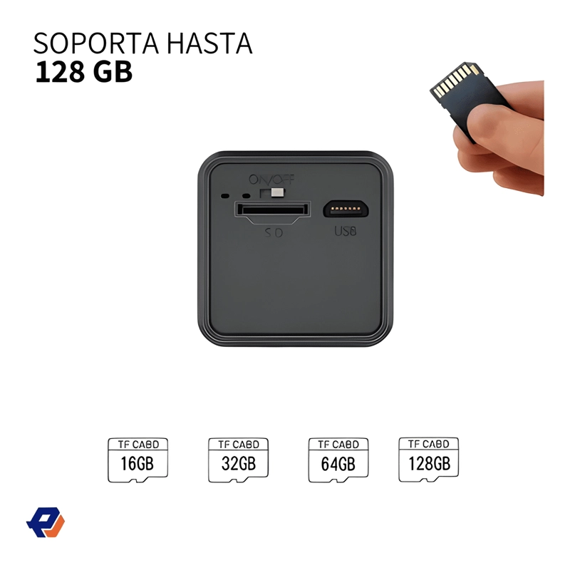 MINI CAMARA ESPIA WIFI HD 1080P RECARGABLE VISION NEGRO - 3