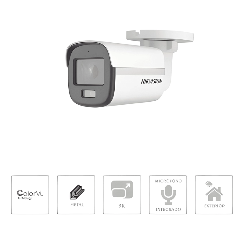CAMARA DE SEGURIDAD HIKVISION DS-2CE10KF0T-FS BLANCO - 2