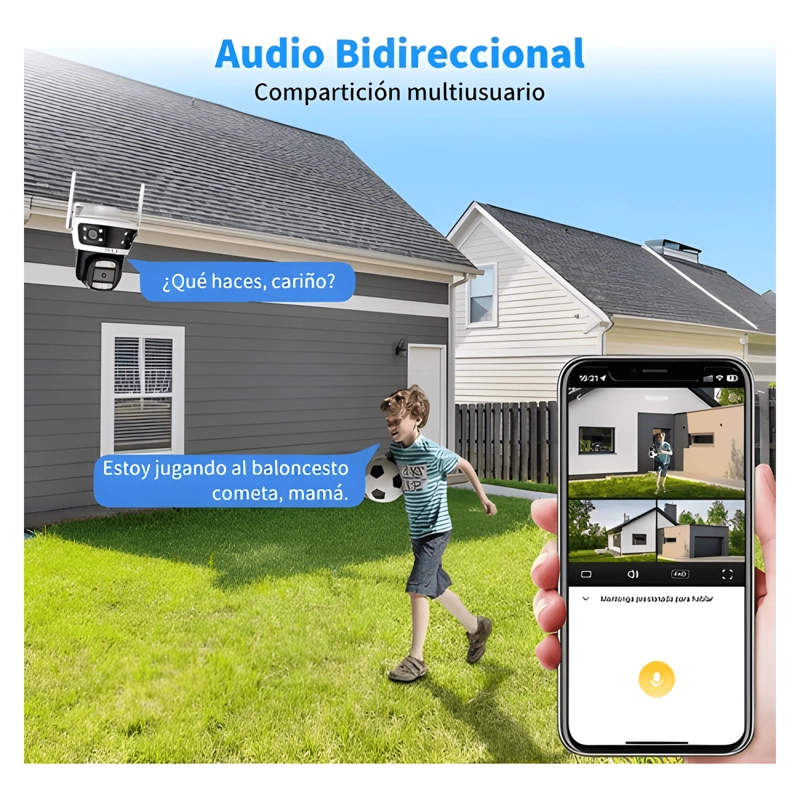 2NLF® 12MP CAMARA DE SEGURIDAD EXTERIOR WIFI IP 360 3 - 3