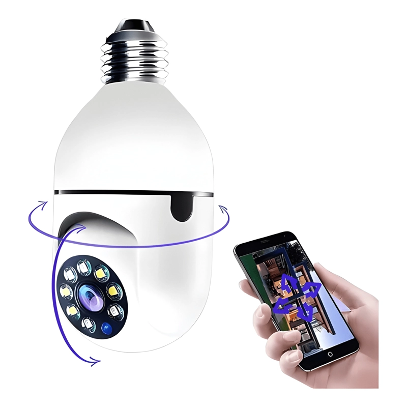 CAMARA DE SEGURIDAD OEM E27 CON RESOLUCION 2MP BLANCO - 1