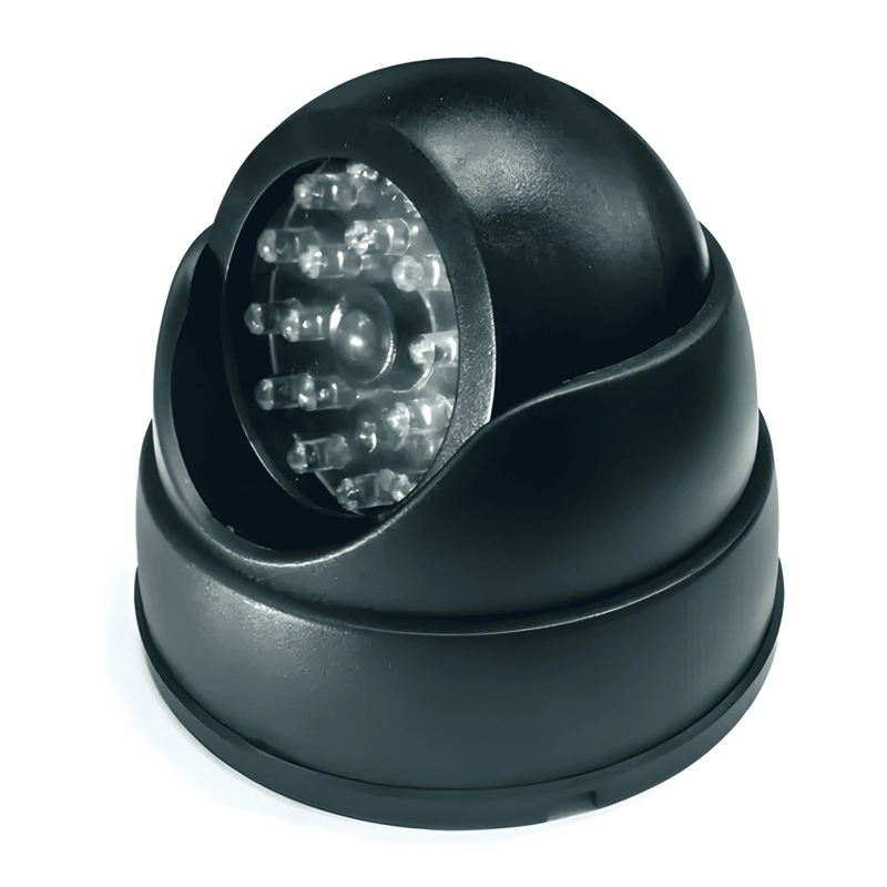 X4 CAMARA VIGILANCIA FALSA DUMMY CON LUZ LED INTERMITENTE - 2