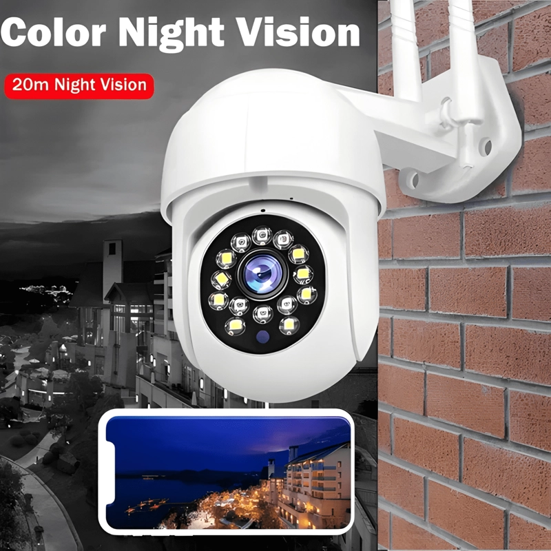 PACK X 2 CAMARA DOMO IP WIFI HD MOTORIZADA VISION NOCTURNA - 4