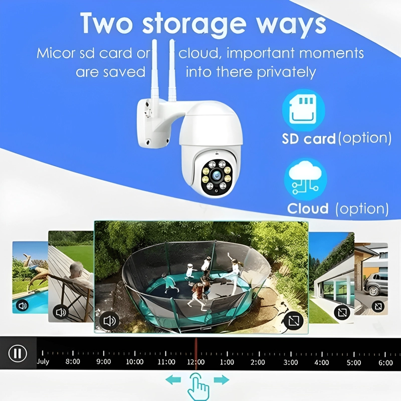 PACK X3 CAMARA IP WIFI EXTERIOR 1080P INALAMBRICA HD PRO - 1