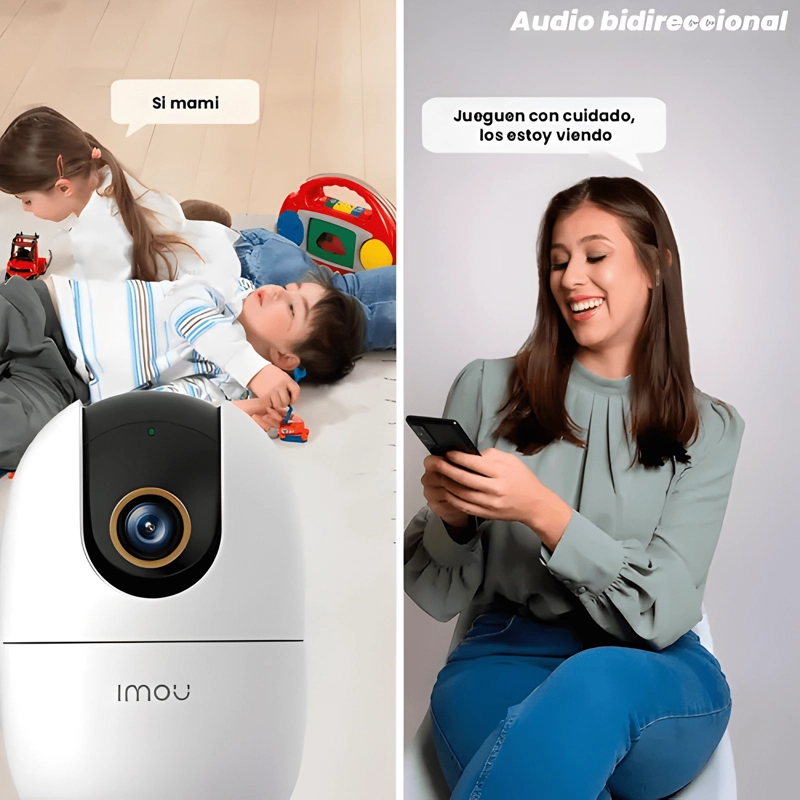 IMOU CAMARA DE SEGURIDAD IP DOMO MOTORIZADO WIFI 3MP CON IA - 3