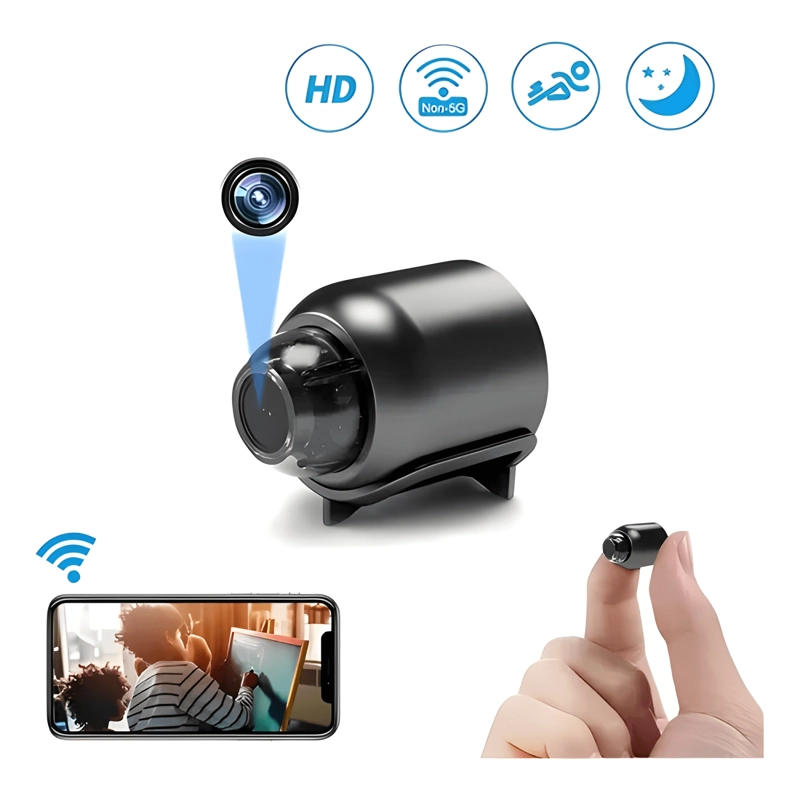 CAMARA MINI WIFI 1080P HD CON VISION NOCTURNA - 2