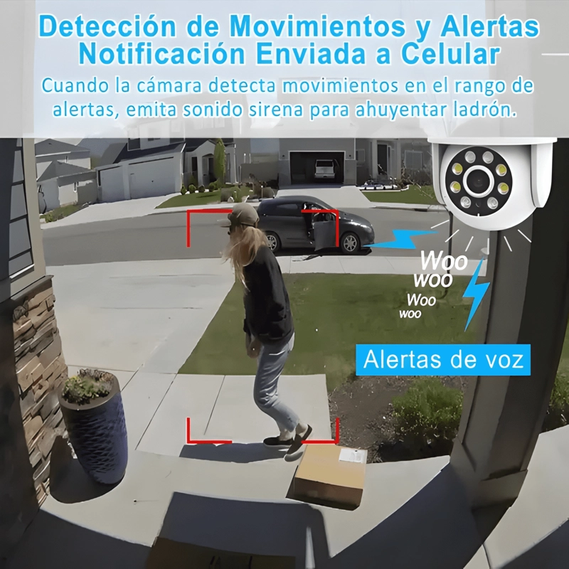 ANRAN N30W1548 CAMARA DE SEGURIDAD WIFI IP EXTERIOR PLUS PLU - 4