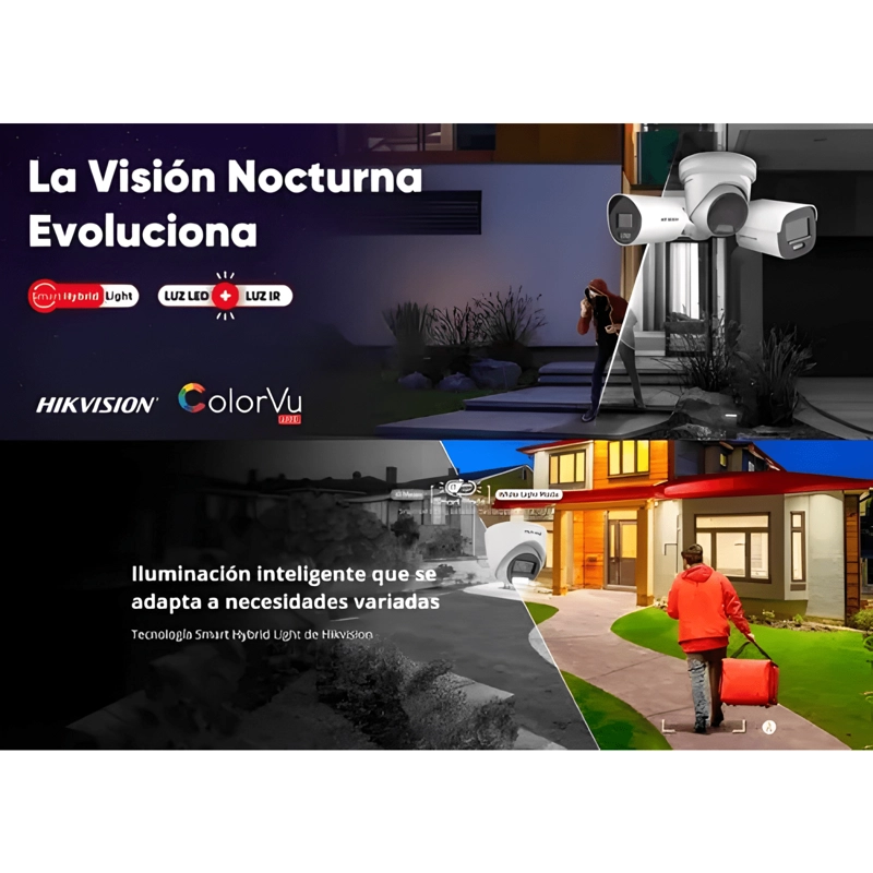 CAMARA BULLET FULL HD 2MP COLORVU IP67 DS-2CE10DF0T-LPFS - 2