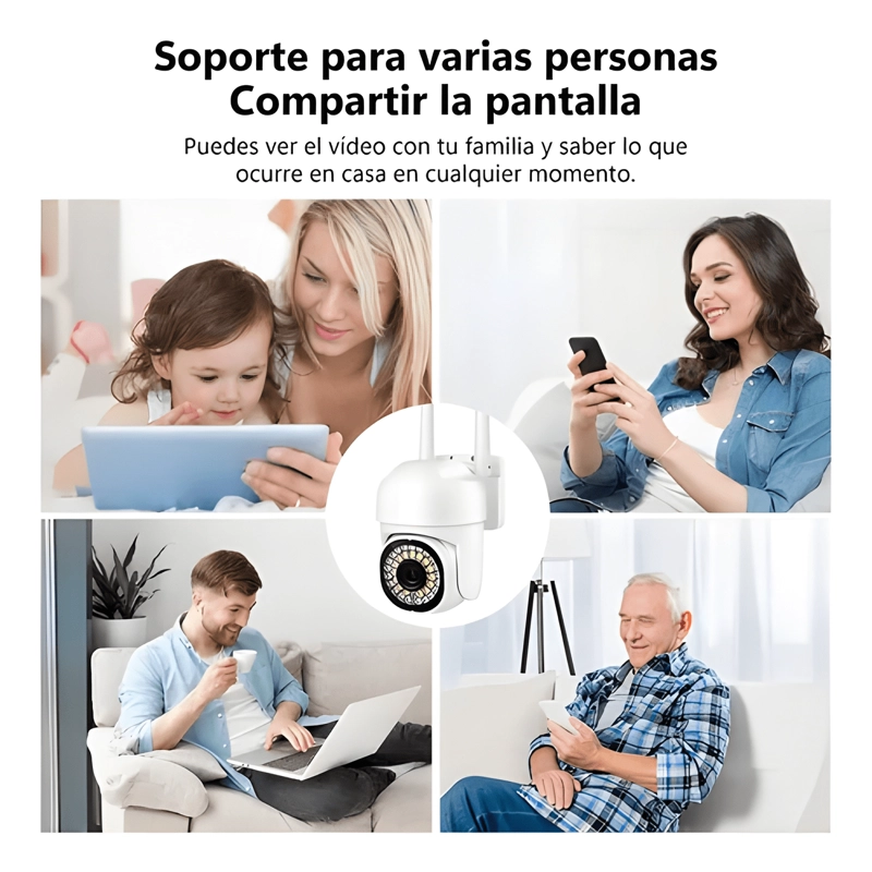 CAMARA IP WIFI EXTERIOR OKAERI INALAMBRICA 1080HD - 4
