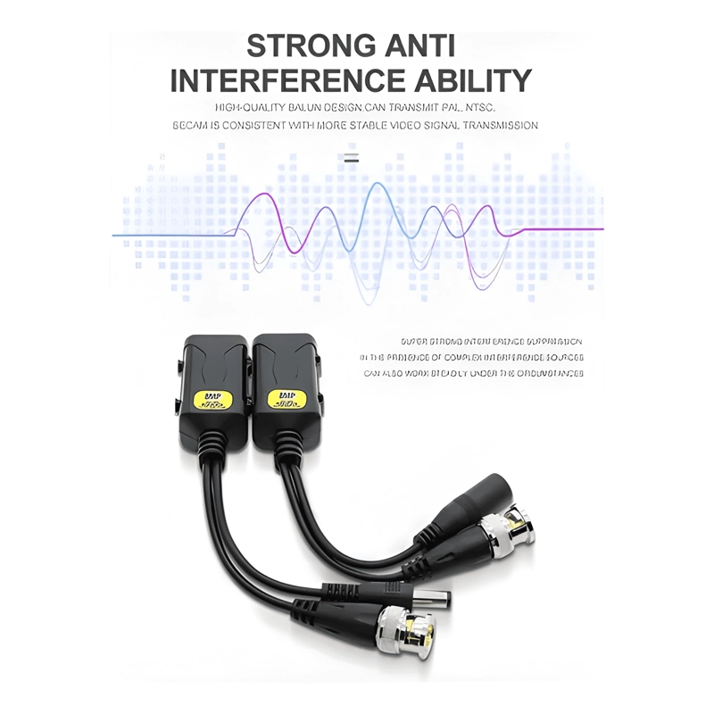 BALUN DE VIDEO CAMARA IP RJ45 HD-CVI /TVI/ AHD, PARA CCTV - 4