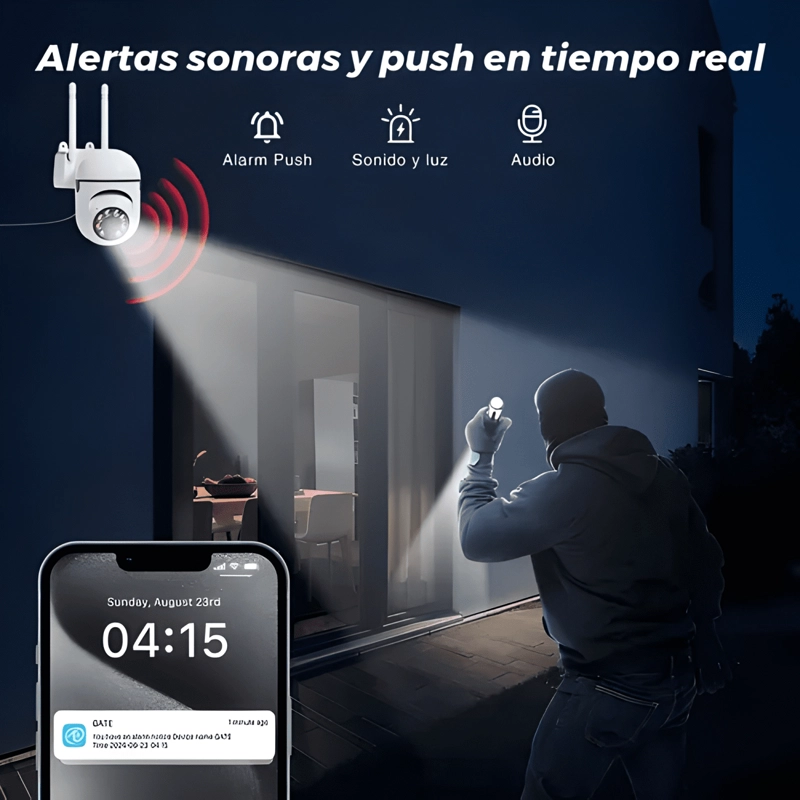 2PCS CAMARA DE SEGURIDAD ANBERX K1 MINI WIFI 4MP HD VISION - 3
