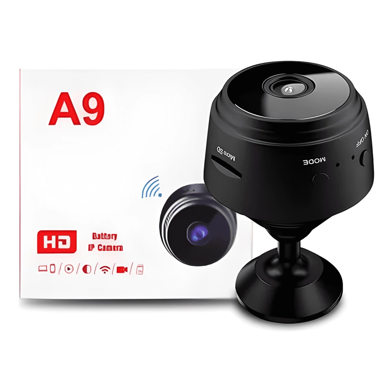 CAMARA ESPIA A9 MINI WIFI DE VISION NOCTURNA CON NEGRO - 1