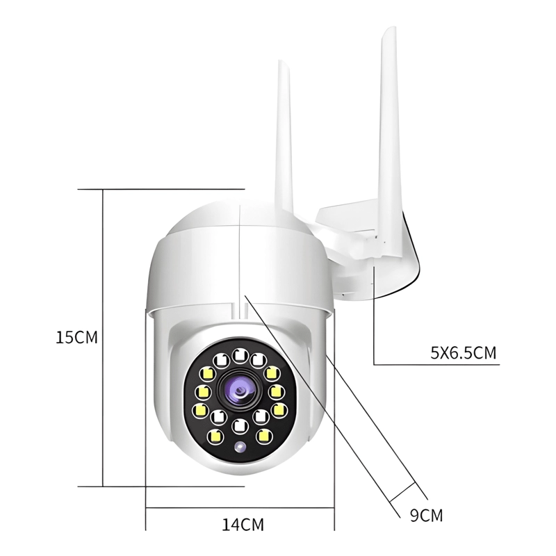 CAMARA DE SEGURIDAD TASBEL DOMO IP66 1080P WI-FI VISION - 1