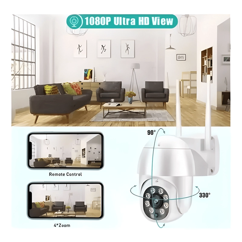 CAMARA IP SMART WIFI HD INFRARROJO EXTERNO Y INTERNO PLUS - 2