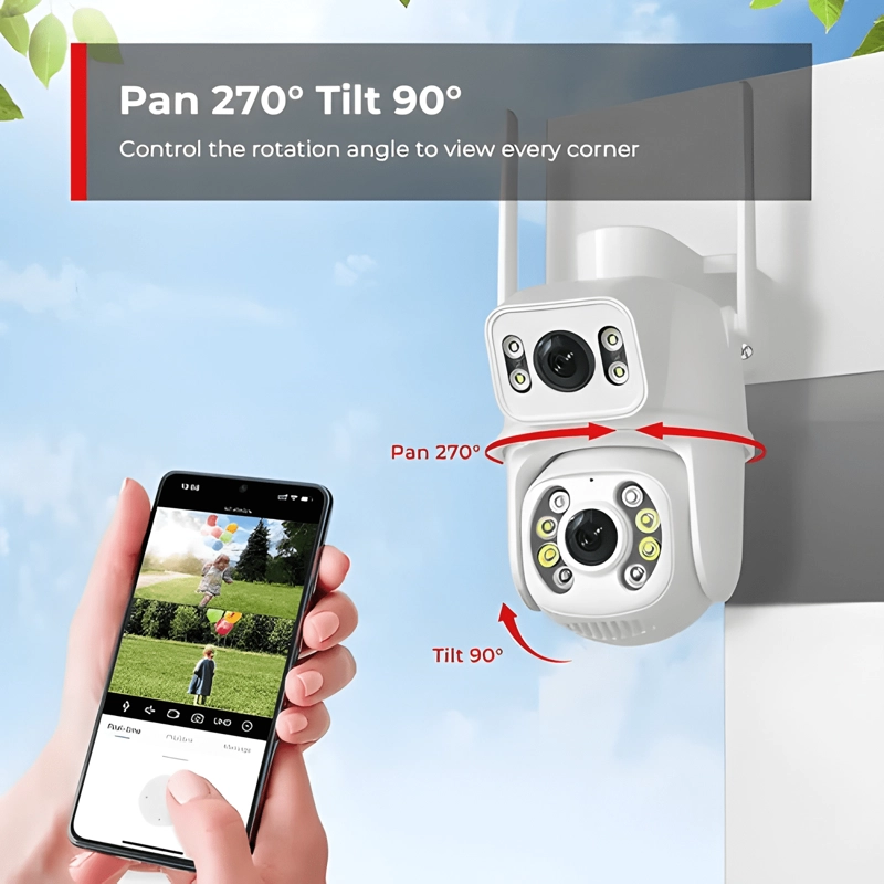 CAMARA DE SEGURIDAD ANBERX A8BQ WIRELESS CON BLANCO - 1