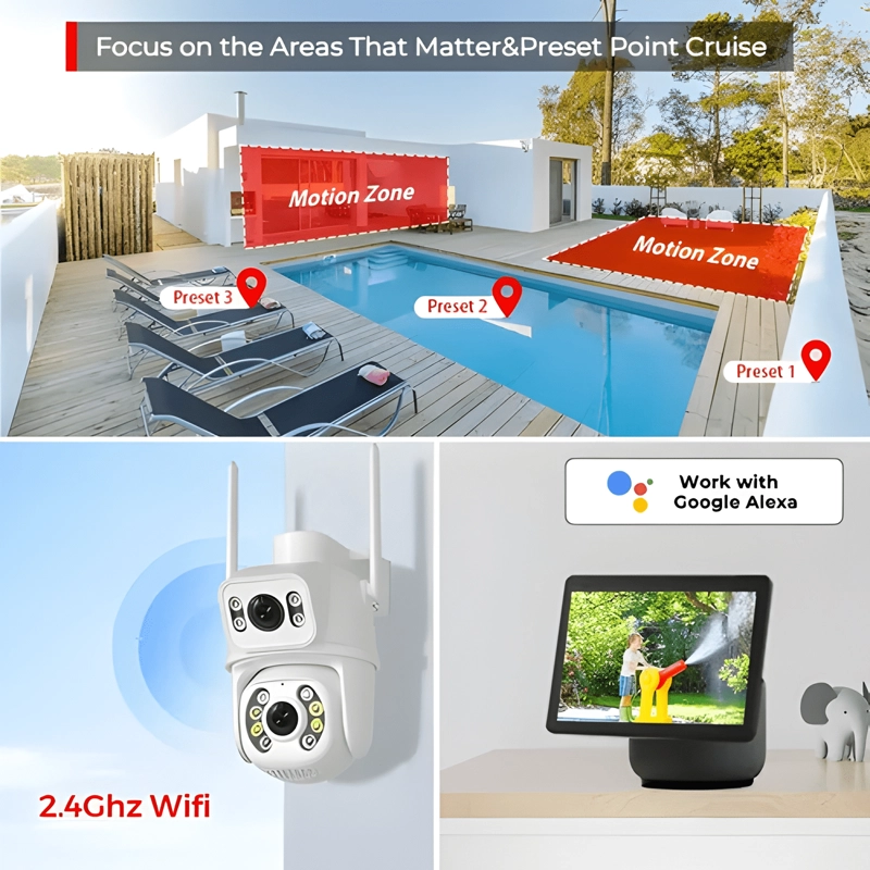 CAMARA DE SEGURIDAD ANBERX A8BQ WIRELESS CON BLANCO - 3