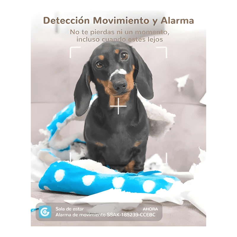 GENBOLT® CAMARA DE SEGURIDAD WIFI INTERIORE IP VIGILANCIA - 2