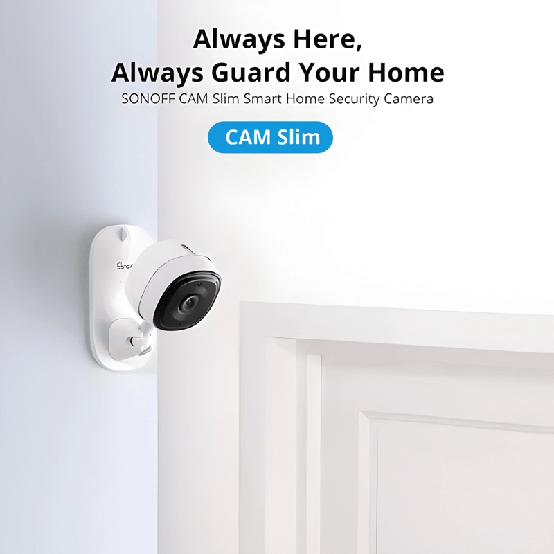 CAMARA DE SEGURIDAD WIFI 1080P HD SONOFF S-CAM BLANCO - 4