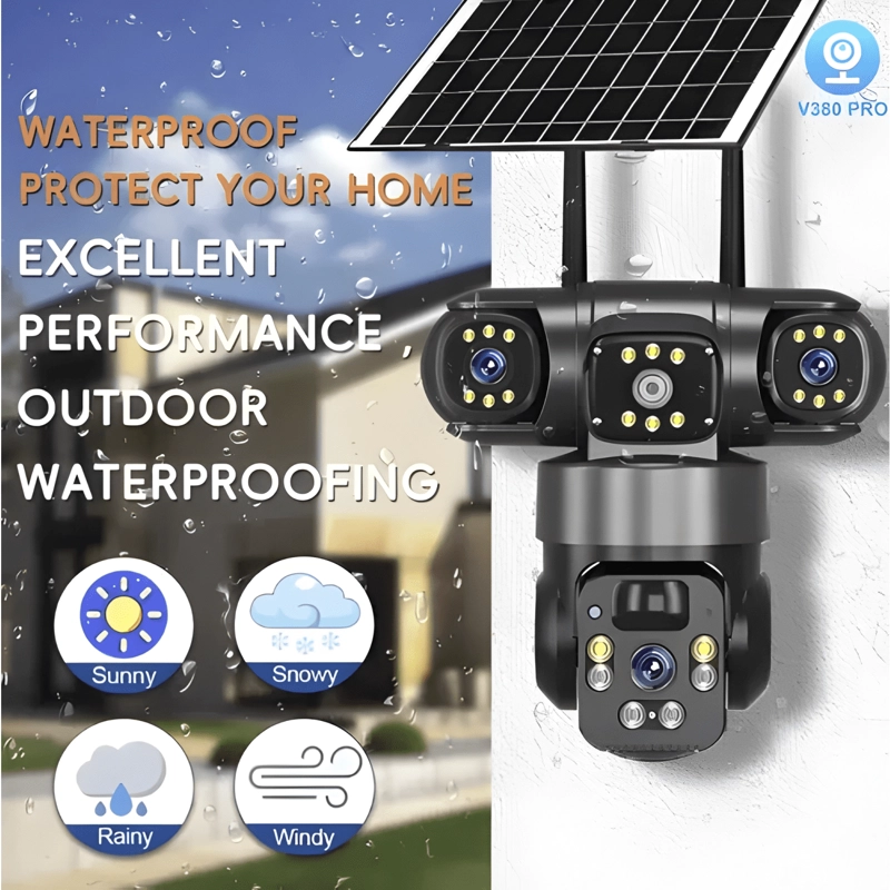 CAMARA SOLAR INTELIGENTE 360° VISION NOCTURNA COLOR MCASA - 3