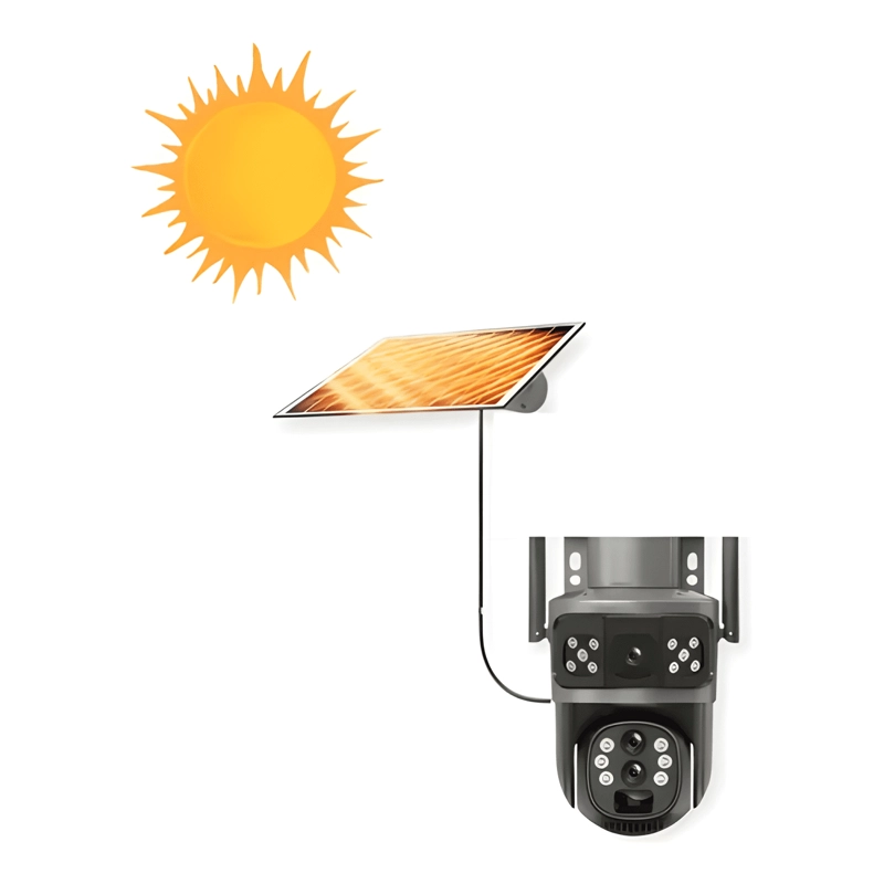 CAMARA IP SOLAR SIM SATELITAL 4G DOBLE VISION. EXTERIOR - 1