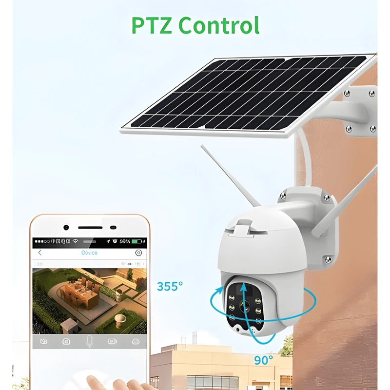 CAMARA IP SOLARWORLD DOMO 360° WI-FI EXTERIOR 1080P VISION - 3