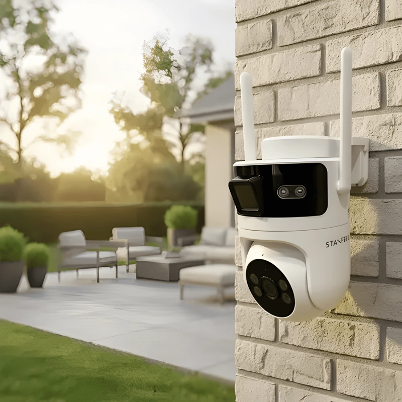 CAMARA EXTERIOR WIFI STANFEEL ST66 DUAL 2K PARA APP TUYA PLU - 4