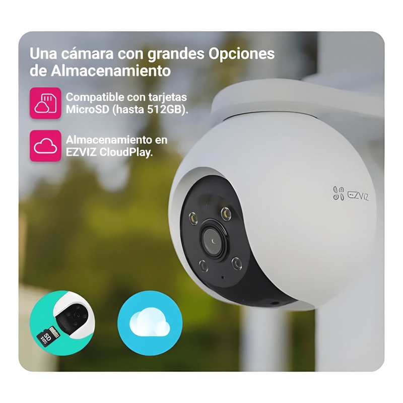 CAMARA DE SEGURIDAD WIFI H8 PRO 3K DETECCION DE PERSONAS / - 2