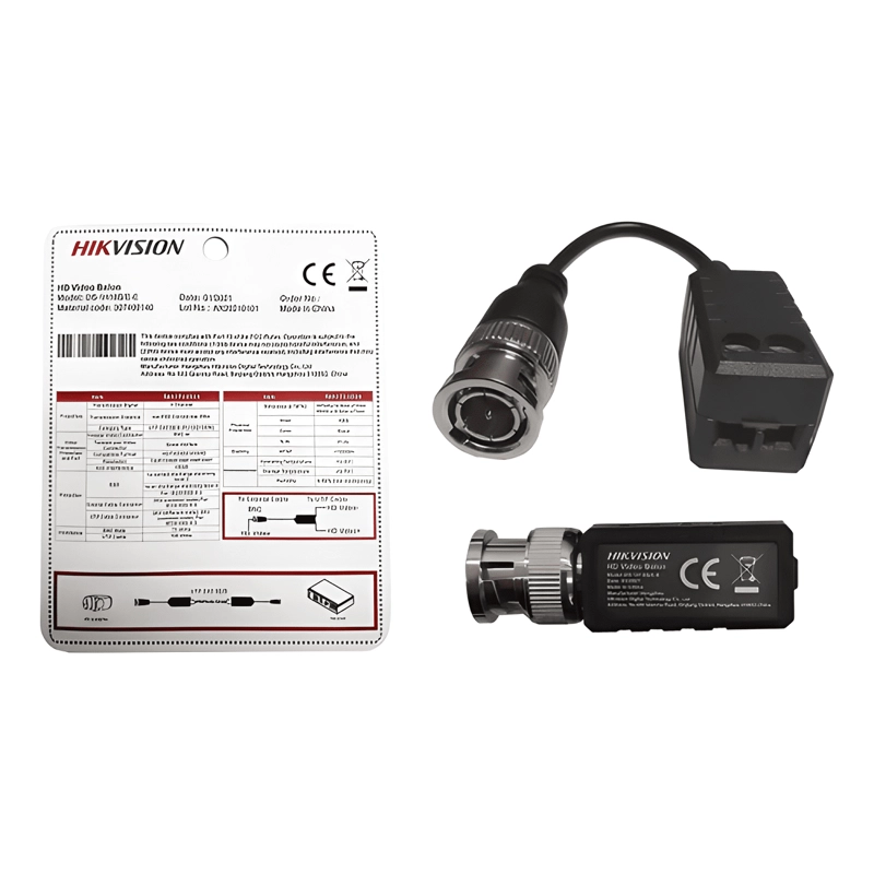 KIT 05 PARES DE BALUN PASIVO HD TVI/CVI/AHD DS-1H18S/E(C) - 3