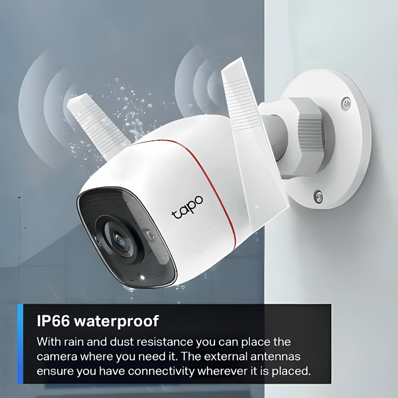 CAMARA WI-FI OUTDOOR SECURITY 2K QHD BLANCO - 3