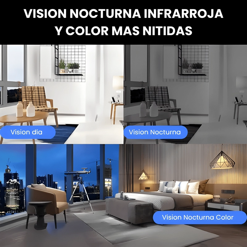 CAMARA SEGURIDAD EXTERIOR YOOSEE WIFI 2MP BAZUCA NEGRO - 1