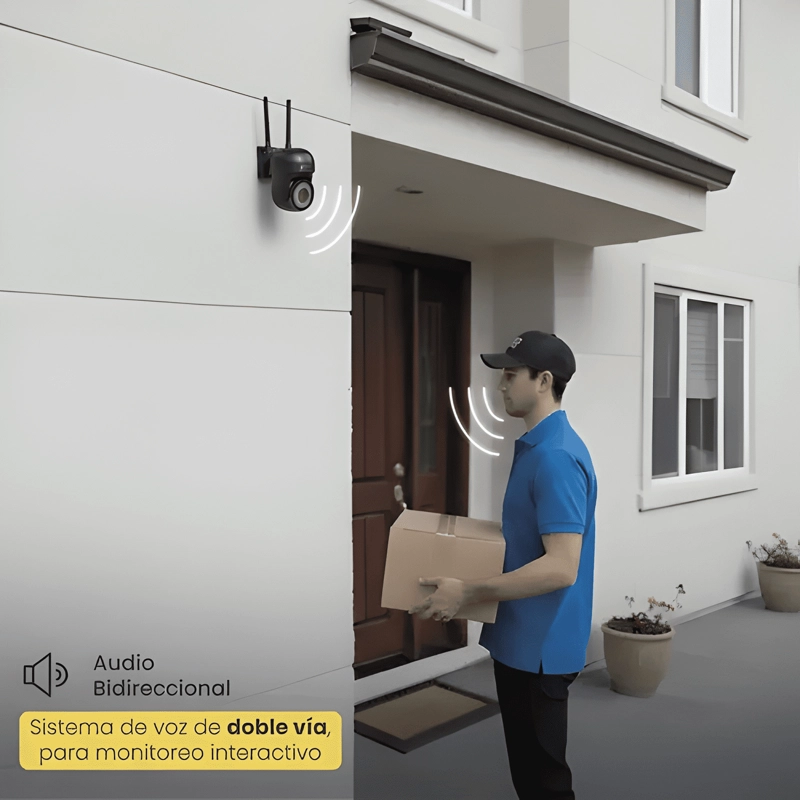 CAMARA DE SEGURIDAD IMPERMEABLE WIFI 5G 2MP GUARDPRO X5 LEVO - 4