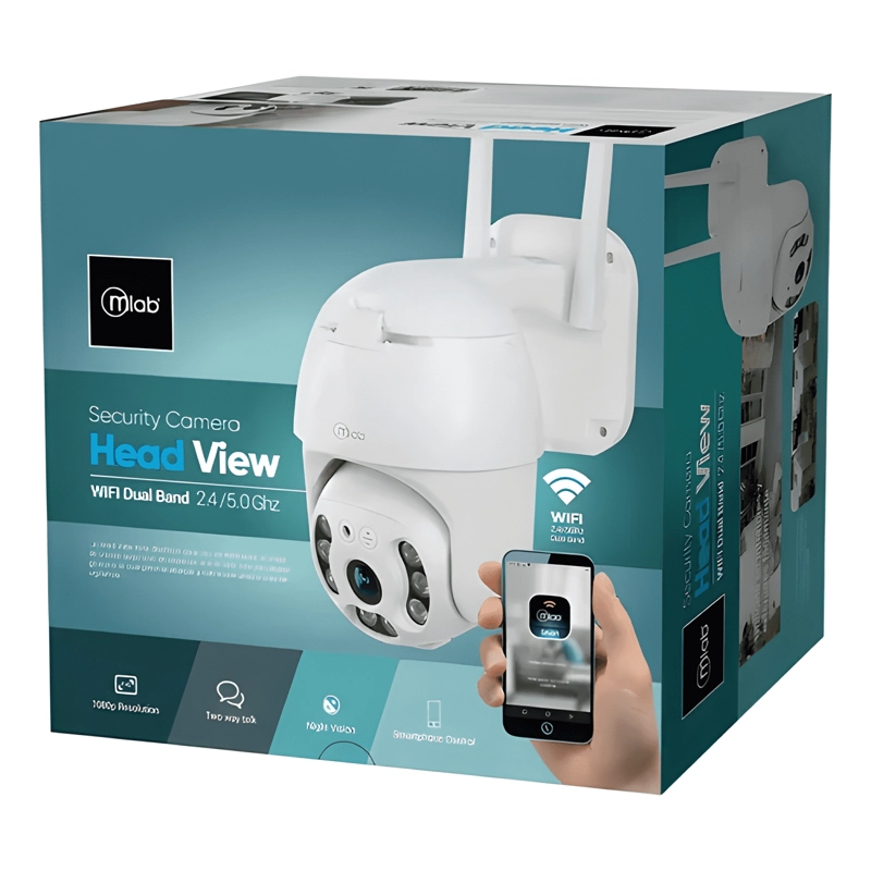 CAMARA DE SEGURIDAD IP MLAB HEAD VIEW 9259 1080P BLANCO - 3
