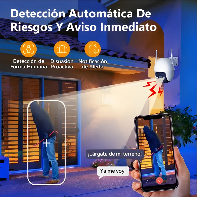 IMOU CAMARA SEGURIDAD DK7 EXTERIOR WIFI 3MP DETECCION PLUS - 3