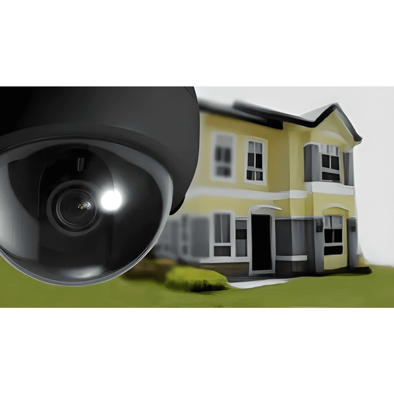 PACK X4 CAMARA FALSA DE VIGILANCIA TIPO DOMO REPLICA EXACTA - 1