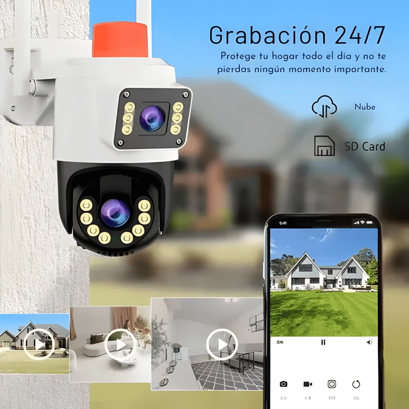 CAMARA DE VIGILANCIA JT-9689U CON ALTA DEFINICION NEGRO - 3