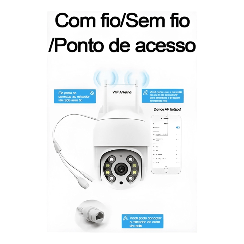 PACK X2 CAMARA IP WIFI EXTERIOR 1080P INALAMBRICA H/20H PLUS - 3