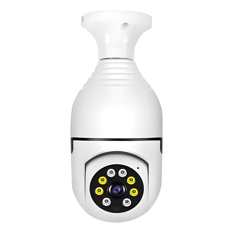 CAMARA DE SEGURIDAD INALAMBRICA 360° TIPO AMPOLLETA II RED - 2