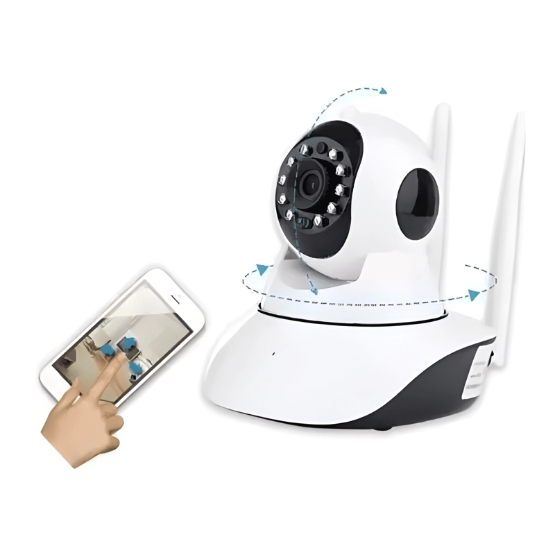 PACK X2 CAMARA ROBOTIZADA 2 ANTENAS IP DE SEGURIDAD WIFI HD - 4