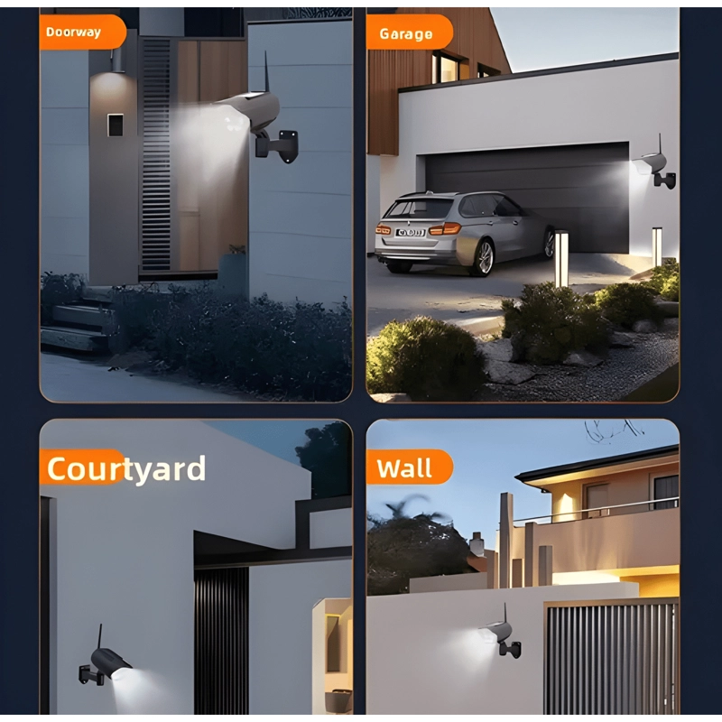 CAMARA FALSA TIPO DOMO CCD CON LUZ LED SEGURIDAD - 2