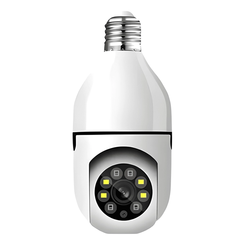 CAMARA IP DE SEGURIDAD AMPOLLETA MOTORIZADA 360° E27 BLANCO - 1