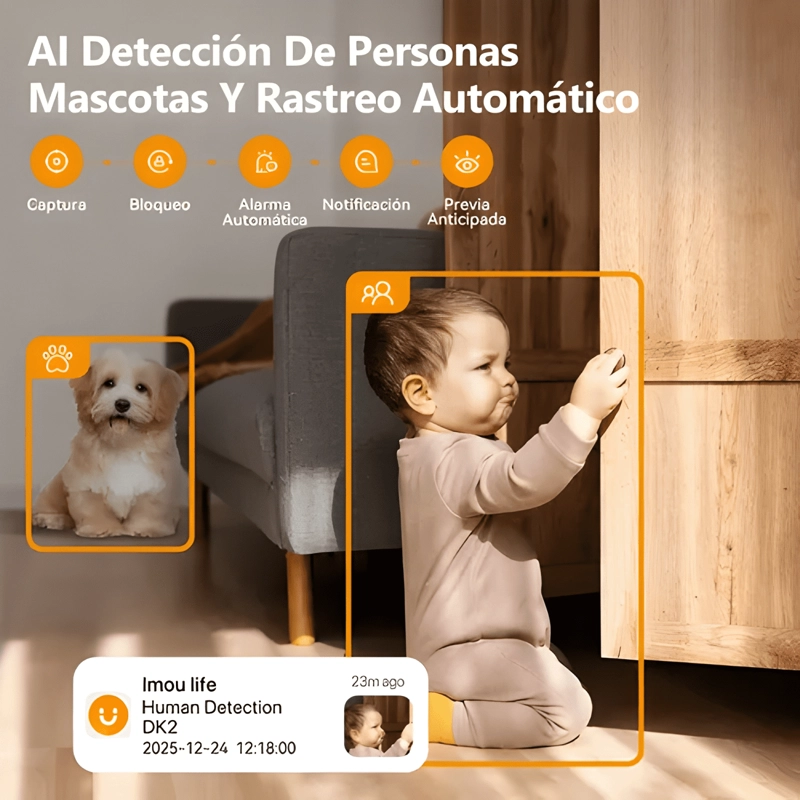 IMOU CAMARA DE SEGURIDAD DK2 5MP IP WIFI 360°INTERIOR III - 3